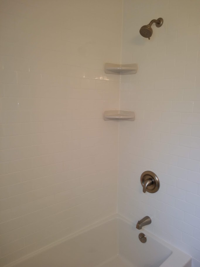 Shower valve brused nickel